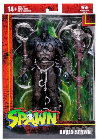 Екшън фигура McFarlane Comics: Spawn - Raven Spawn (Small Hook), 18 cm