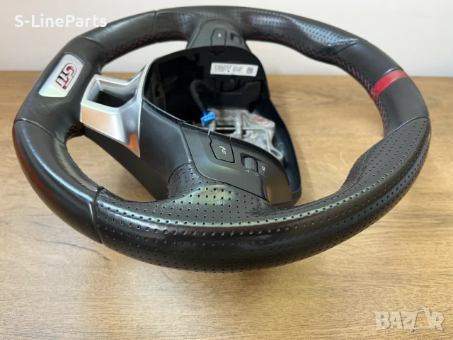 Оригинален с перфорирана кожа Мулти волан Peugeot 208 308 GTI Пежо ГТИ pejo, снимка 5 - Части - 51188415