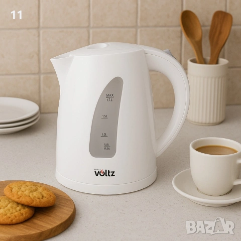 Електрическа кана Voltz, 2200W, 1.7л., снимка 3 - Кани - 53413748