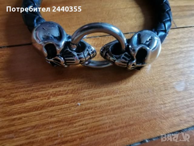 Мъжка гривна стомана , снимка 14 - Гривни - 27164975