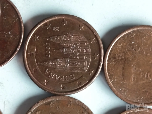 1 евро цент от различни държави и години 11бр., снимка 8 - Нумизматика и бонистика - 53211426