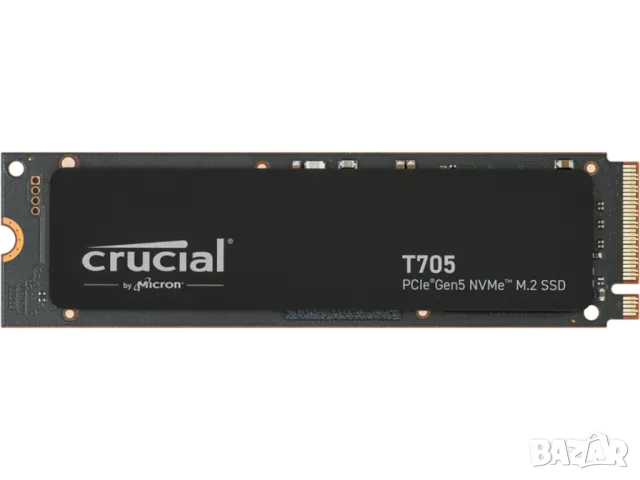 Най-бързият твърд диск SSD Crucial T705 Gen.5 1TB С ГАРАНЦИЯ