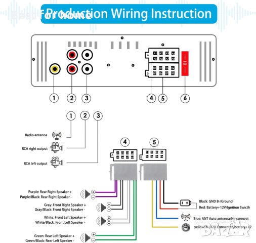 Bluetooth Hands-free MP3 радио за кола CENXINY N1901, снимка 4 - Аксесоари и консумативи - 43681038