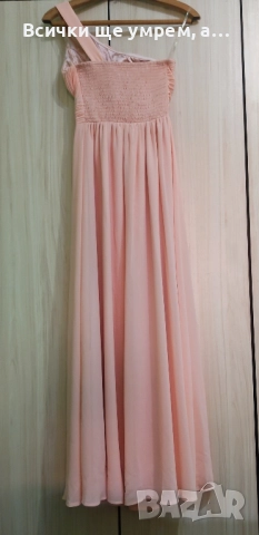 Шаферска розова рокля М, снимка 2 - Рокли - 51482318