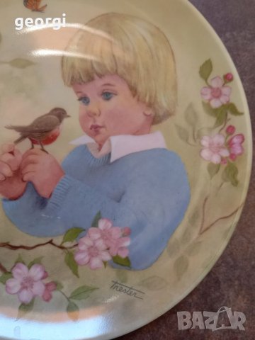 Декоративна порцеланова чиния Kaiser porcelain , снимка 3 - Декорация за дома - 39231543