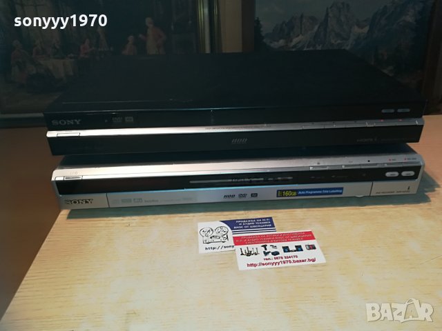 sony rdr-hdd/dvd recorder, снимка 3 - Плейъри, домашно кино, прожектори - 29058235
