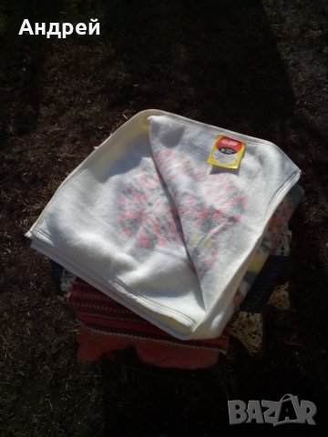 Старо детско одеало, снимка 4 - Антикварни и старинни предмети - 27511791