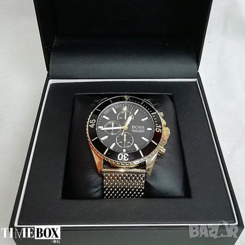 Hugo Boss 1513703 Ocean Edition Gold Chronograph. Нов мъжки часовник, снимка 1 - Мъжки - 38806366