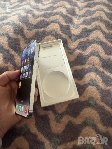 Продавам смартфон iPhone 14 Pro Max. Перфектен. Бял. 128 GB. Без следи от употреба., снимка 4 - Apple iPhone - 53476353