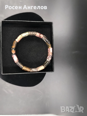 Гривна Естествен Яспис , снимка 3 - Гривни - 52198355