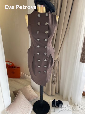 Burberry prorsum S дамска рокля, снимка 5 - Рокли - 40369096