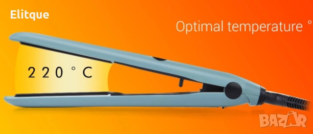 Преса за коса FIRST 5668 с керамични плочи и блокировка за движение, снимка 5 - Преси за коса - 52854487