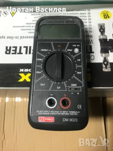 RS PRO Handheld Capacitance Meter 20mF