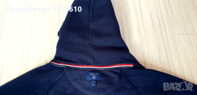 GANT Shield Hoodie Mens Size 4-  5XL НОВО! ОРИГИНАЛ! Мъжки Суичер!, снимка 3 - Суичъри - 53131049
