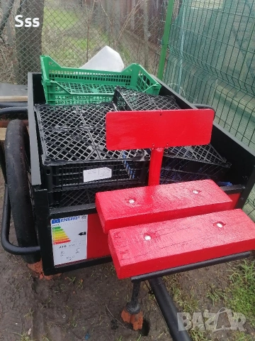 Ремарке за мотофреза със спирачки , снимка 2 - Градинска техника - 53051571