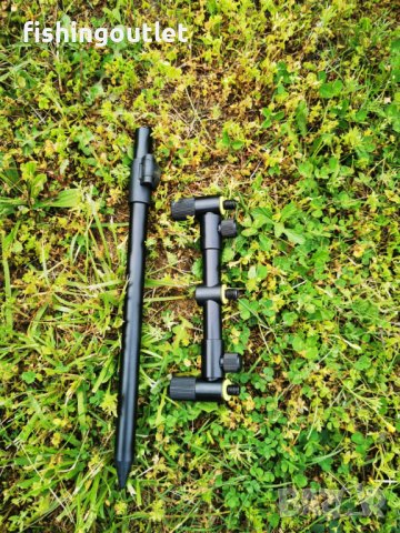 Алуминиево колче с бъзбар за две въдици , снимка 4 - Такъми - 40810089