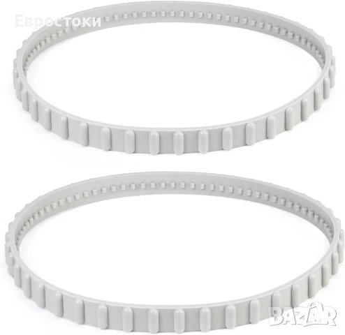 2 броя RCX23002 гумени задвижващи ремъци за прахосмукачка за басейн, резервен ремък с мек протектор 