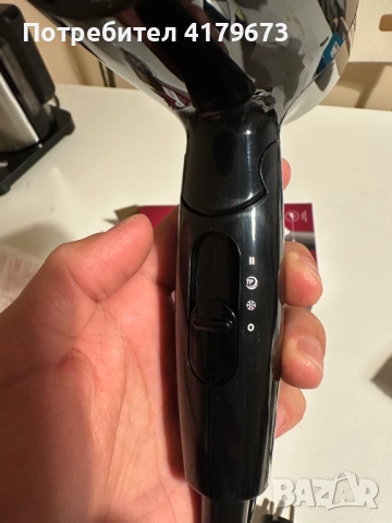 Напълно нов сешоар Philips черен лек сгъващ се удобен  , снимка 15 - Сешоари - 51967502