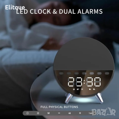 Sunrise  5-IN-1 APPLE MOBILE PHONE WIRELESS CHARGER, снимка 7 - Други стоки за дома - 52869523