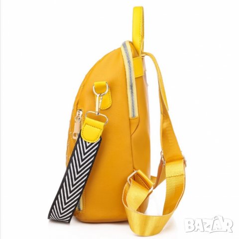 Дамска чанта - раница Ketty Yellow, снимка 3 - Чанти - 39279244