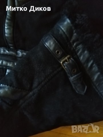 Женска полушуба яке зимна естествена кожа супер топла маркова размер ХЛ, снимка 7 - Якета - 43009174