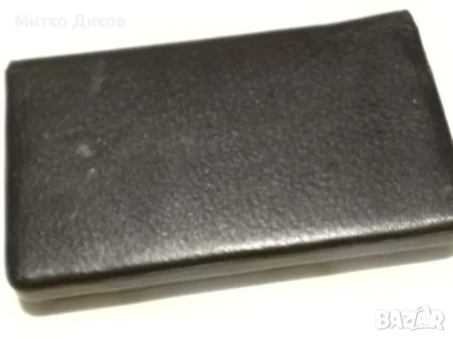 Калъвче за карти визитки ново марково на Дикуадро естествена кожа 103х66мм, снимка 5 - Портфейли, портмонета - 48969436