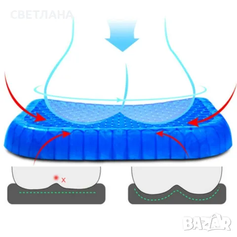 Ортопедична гел възглавница, снимка 10 - Възглавници - 47898814