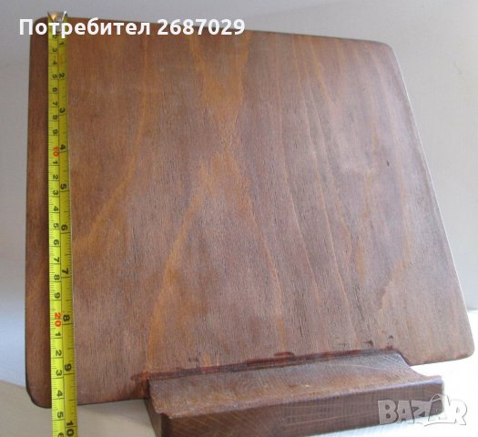 Стара дървена дъска  за писане, снимка 3 - Антикварни и старинни предмети - 29035724