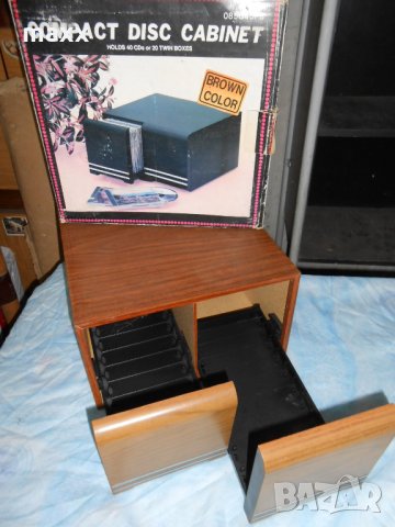 Кутия за съхранение на компакт дискове compact disk cabinet 085G40FB, снимка 3 - DVD дискове - 28412420