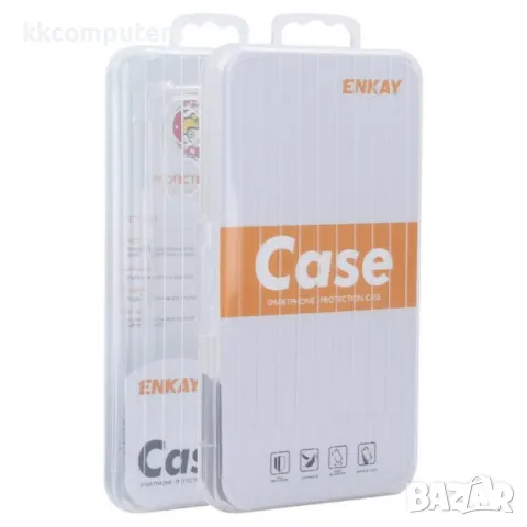 Motorola Edge (2024) 5G Удароустойчив ENKAY Силиконов Калъф и Протектор, снимка 6 - Калъфи, кейсове - 49920131