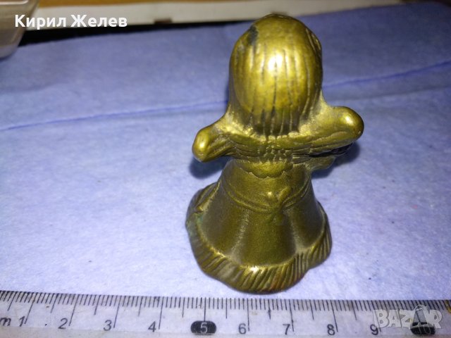 СТАРО БРОНЗОВО АНГЕЛЧЕ КРАСИВА РЕТРО ФИГУРКА За ДОМАШНА УКРАСА КОЛЕКЦИЯ ДЕКОРАЦИЯ 41375, снимка 2 - Колекции - 43598229