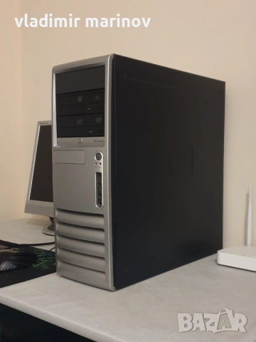 Настолен компютър HP Compaq DC7700 Desktop PC  Intel Pentium Dual E2200, снимка 3 - Геймърски - 53563567