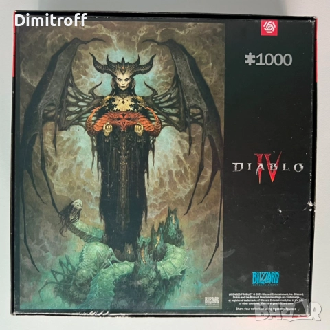 Пъзел Good Loot от 1000 части - Diablo IV: Lilith at Mepel, снимка 2 - Игри и пъзели - 52490380