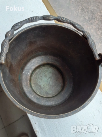 ИНТЕРЕСЕН БРОНЗОВ СЪД МЕНЧЕ, снимка 6 - Антикварни и старинни предмети - 53503727