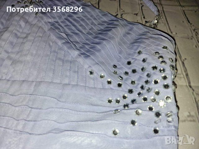 Нова дълга официална рокля в лилав цвят, снимка 3 - Рокли - 43140785