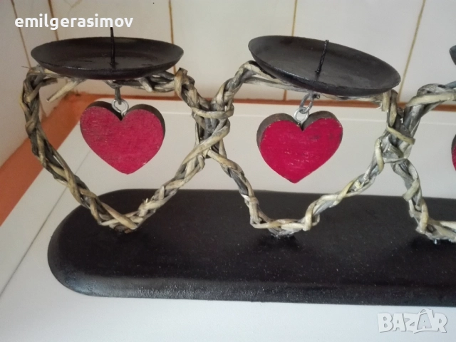 Свещник ковано желязо - четири броя., снимка 10 - Антикварни и старинни предмети - 31360489