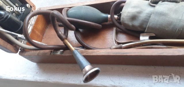 Уникат Стар лекарски комплект живачен апарат за кръвно СССР, снимка 2 - Антикварни и старинни предмети - 53335879