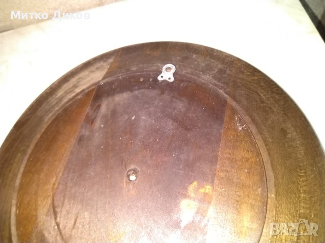 Чиния за стена дървена дърворезбована ръчна изработка Мездра фи 36см, снимка 8 - Декорация за дома - 43153421