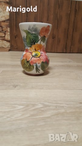 Винтидж италианска керамична ваза, снимка 6 - Вази - 39641278