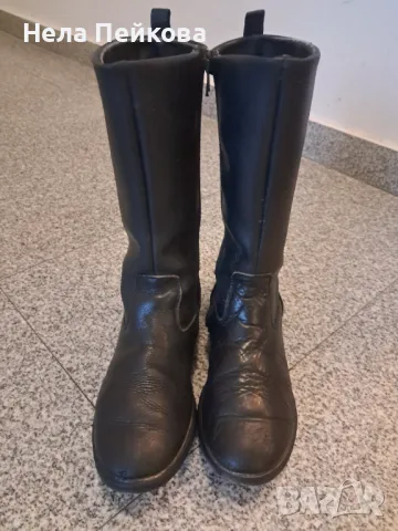 Кожени ботуши за момиче 35 номер