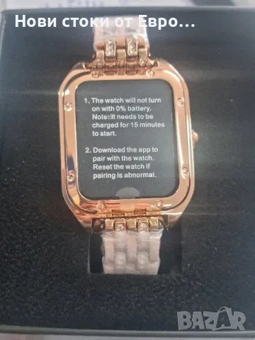 Смарт часовник I98 Bluetooth Call Health Monitor Steel Gold Silicone, снимка 2 - Дамски - 49463812