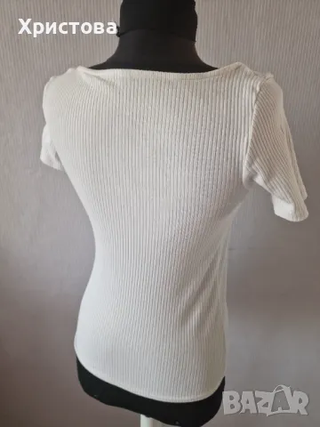 Бла рипс блузка по тялото/тениска - 5,00лв., снимка 4 - Тениски - 50114605