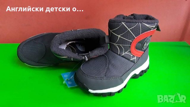 Английски детски апрески-SPIDER MAN, снимка 4 - Детски боти и ботуши - 35249919