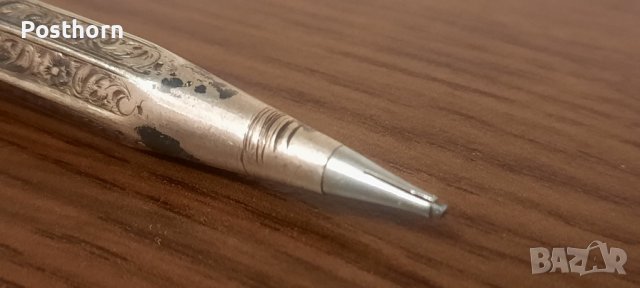 Сребърен молив, снимка 4 - Антикварни и старинни предмети - 37136786
