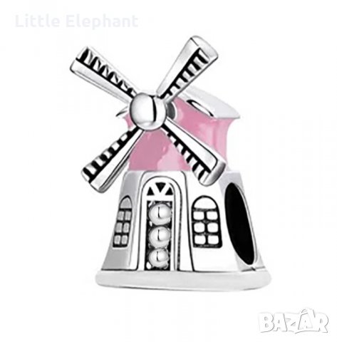 -50%-Елемент"Вятърна мелница",pink/нов, снимка 1