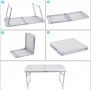 Сгъваема маса за градина, излет, отдих, къмпинг, риболов с размери 120×60см. ХИТ Цена 69лв/35,28€, снимка 4