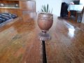 Стара дървена чаша,чашка,бокал #6, снимка 1 - Други ценни предмети - 43427717