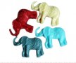 3 малки слончета слонче слон силиконов молд форма фондан гипс смола, снимка 2
