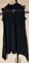 Черна рокля / туника с прозрачно деколте - S/M, снимка 2