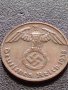 Две монети 1 райхспфенинг 1938г. / 1 райхспфенинг 1941г. Трети райх с СВАСТИКА редки 17385, снимка 7